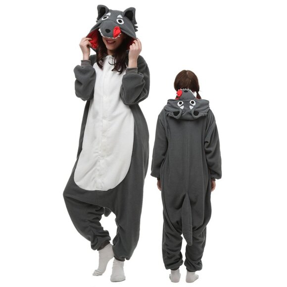 Other - XL Wolf Onesie Pajamas Costume for Adults (Unisex)